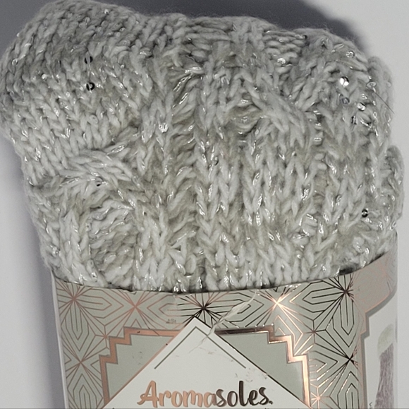 MINX NY Aromasoles▪︎Infused, Sherpa Socks w/rubber soles▪︎Sequin Speckled *New* - Picture 10 of 12
